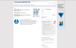 Screenshot cme.aerzteblatt.de