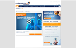 Screenshot www.mediakademie.de