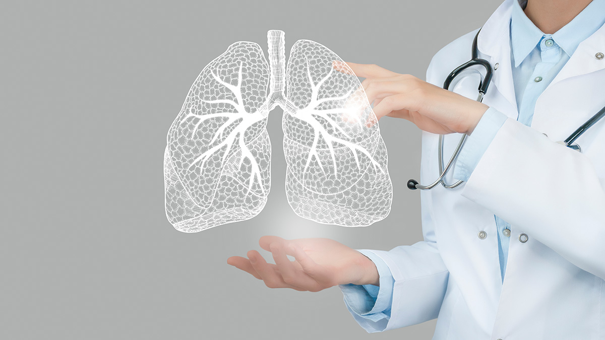 Logo der CME Fortbildung "Bedeutung des Inhalators für die Therapie von COPD und Asthma"