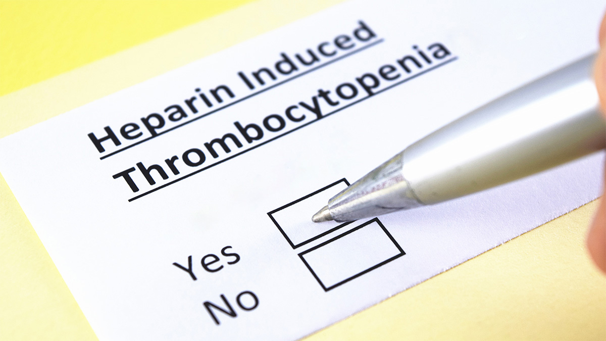 Teaserbild zum CME: Heparin-induzierte Thrombozytopenie (HIT)