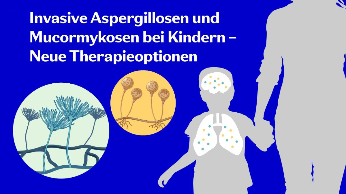Logo der CME Fortbildung "Invasive Aspergillosen und Mukormykosen bei Kindern – neue Therapieoptionen"