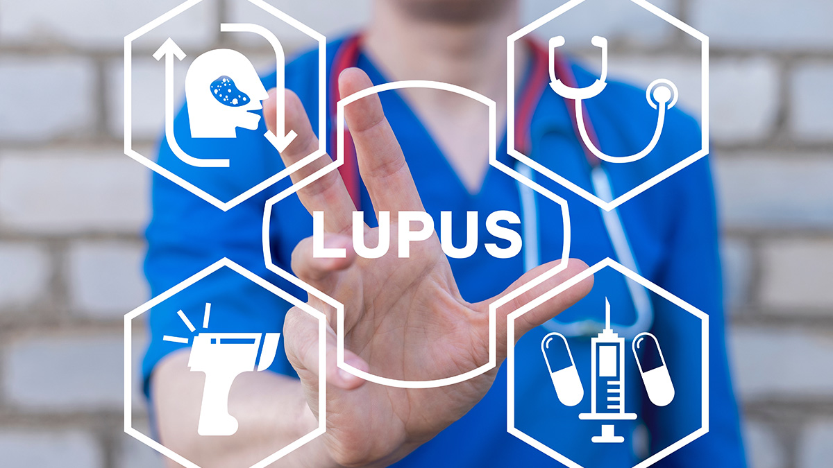 Logo der CME Fortbildung "S3 Leitlinie zum Management des systemischen Lupus erythematodes"