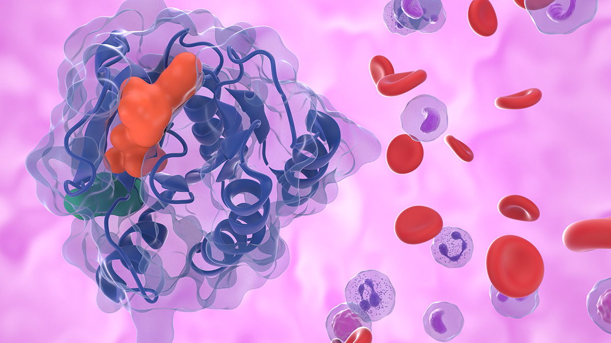 Logo der CME Fortbildung "Kombinierte genomische Veränderungen beim NSCLC"