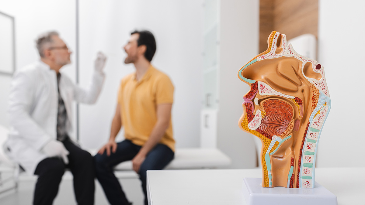 Teaserbild zum CME: Aktuelle Entwicklungen bei lokal fortgeschrittenen Kopf-Hals-Tumoren (LA-HNSCC)