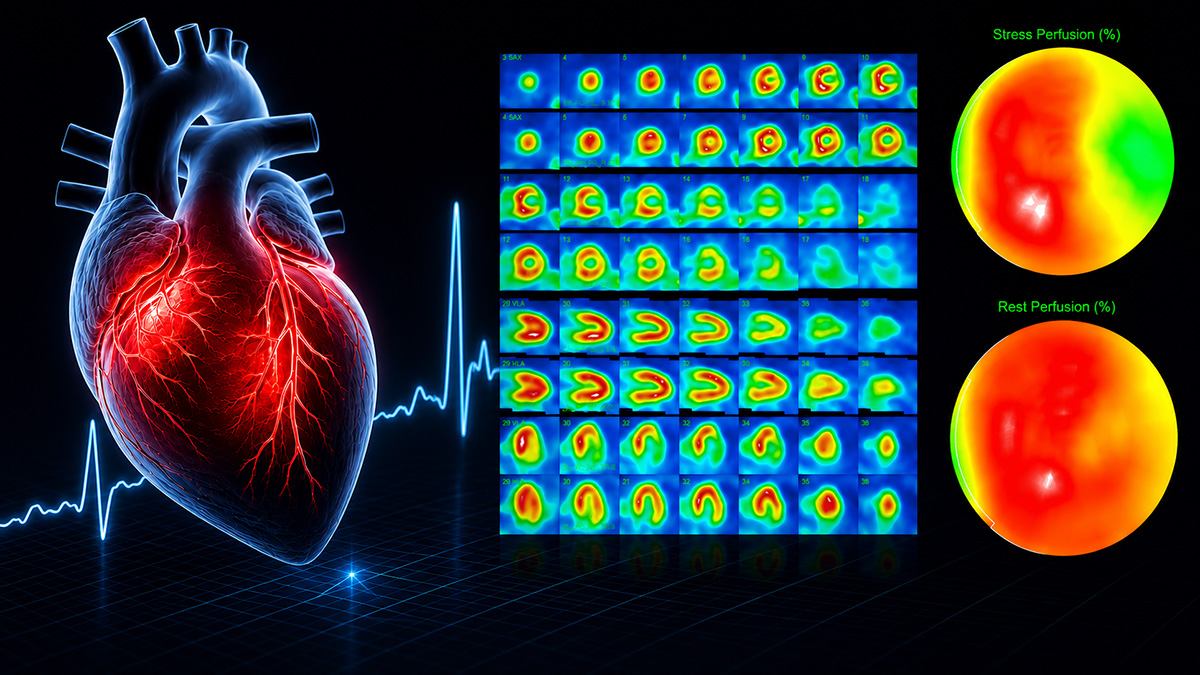 Teaserbild zum CME: Bildgebende Diagnostik der koronaren Herzkrankheit (KHK) - Stellenwert der Myokard-SPECT